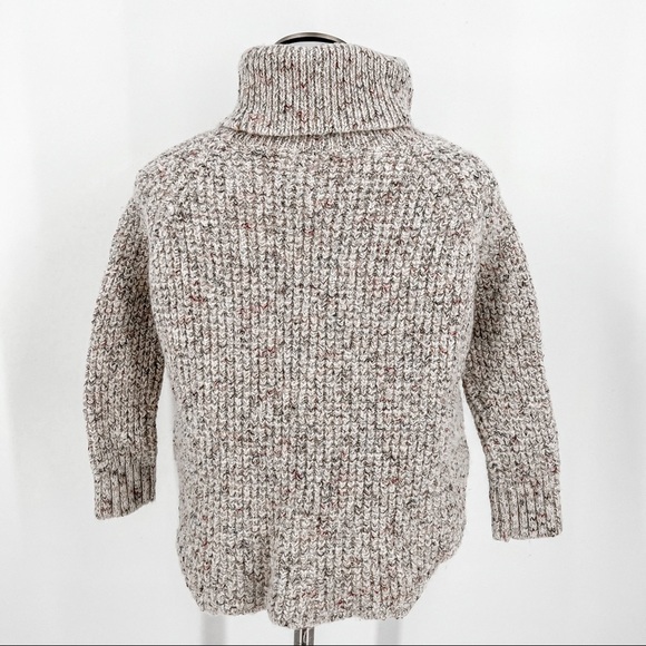 Free People Speckled Oversized Cowl Neck Sweater - Picture 6 of 8